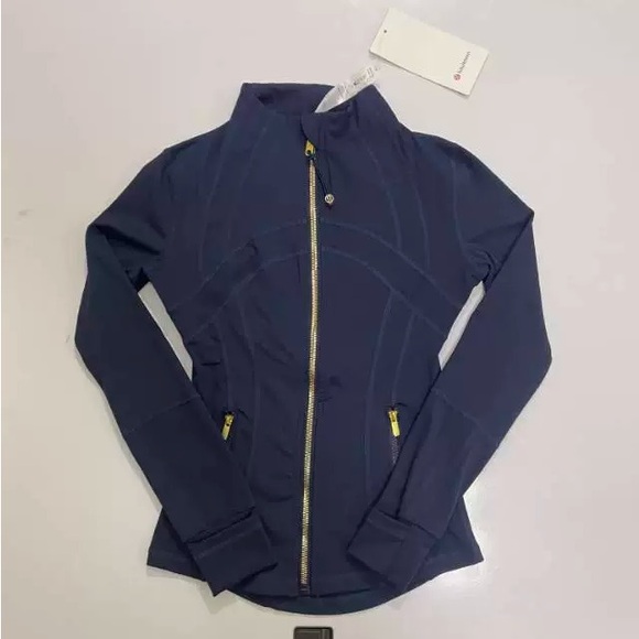 Lululemon Define Women's Sun Protection Sports Jacket in Navy - Picture 1 of 3